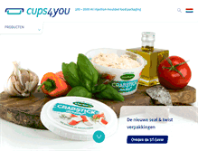 Tablet Screenshot of cups4you.com